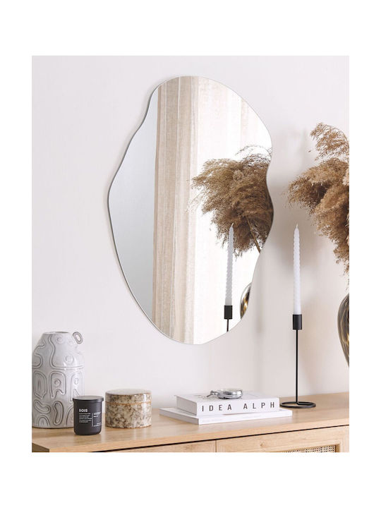 70 Cm Silver Wall Mirror Falaise