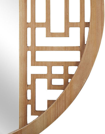 Wall Mirror 60 Cm Light Wood Firminy