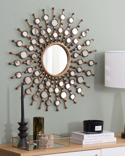 70 cm Gold Wandspiegel Blois