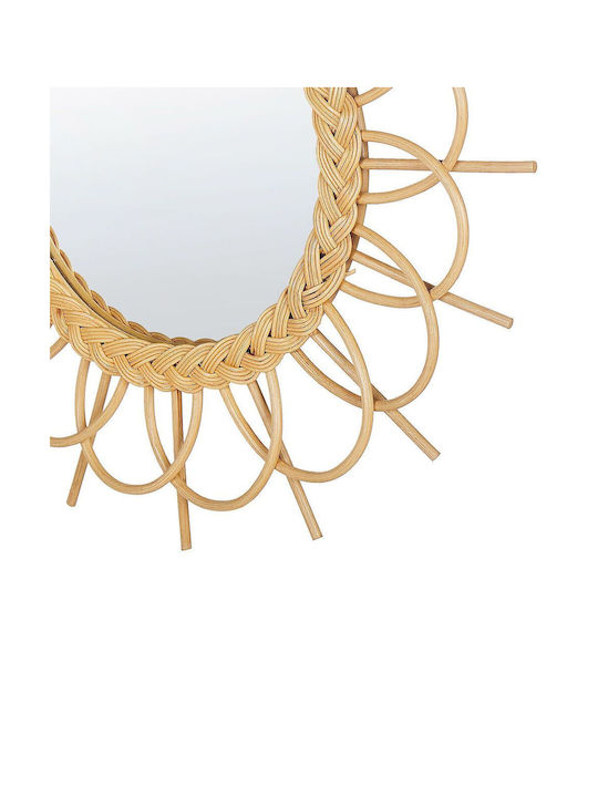60 Cm Natural Wall Mirror Telakia