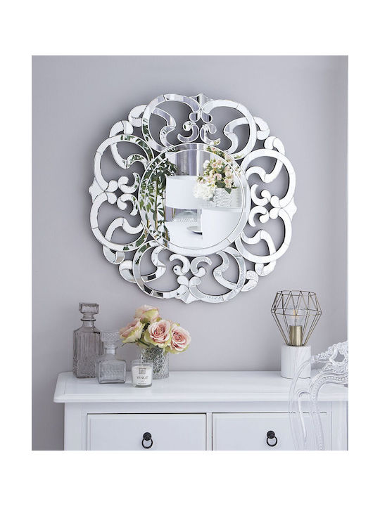 70 Cm Silver Wall Mirror Mornaix