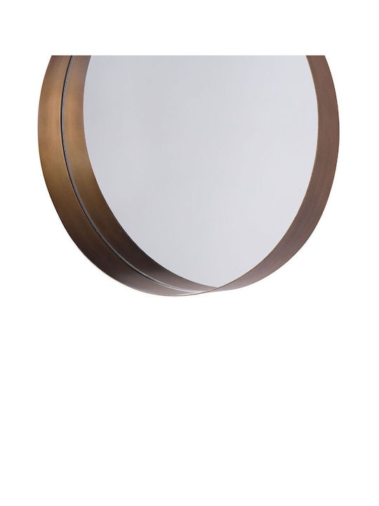 Wall Mirror 40 Cm Copper Piney