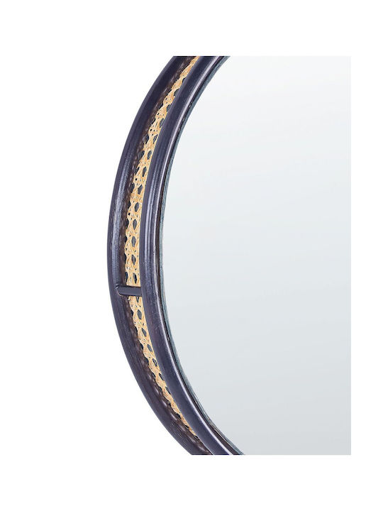 60 Cm Black Wall Mirror Daksa