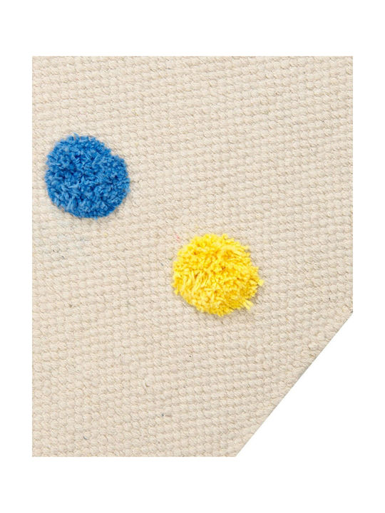 Multicolored Cotton Children's Rug 80 X 150 Cm Leles