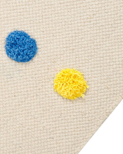 Multicolored Cotton Children's Rug 80 X 150 Cm Leles