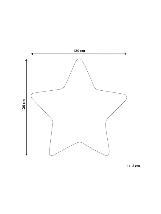Children's Star-shaped Rug 120 X 120 Cm Pink Sirius