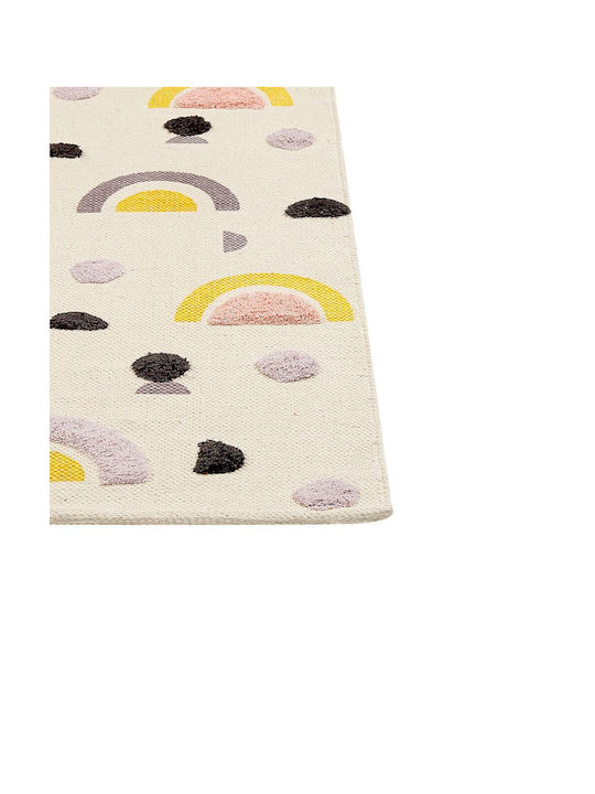 Multicolored Cotton Children's Rug 80 X 150 Cm Curup