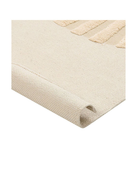 Children's Cotton Rug Lion Motif 80 X 150 Cm Beige Balari