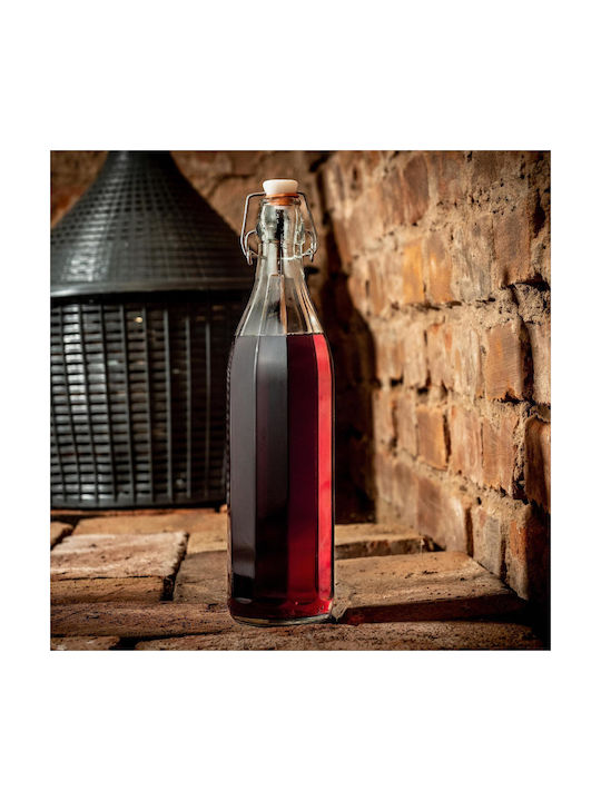 Kadax Bottiglia Grătare comerciale Sticlă con tappo in sughero Transparent 500ml