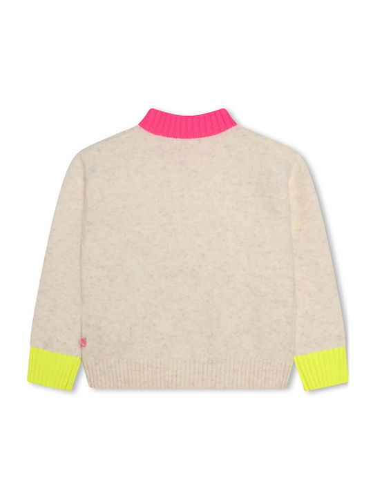 Billieblush Kids Sweater Long Sleeve Ecru