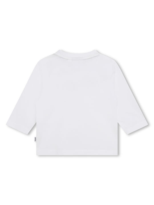 Hugo Boss Kids Blouse Long Sleeve white