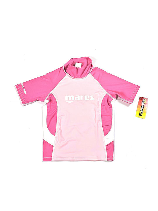 Mares Kids Swimwear Rashguard Pink Mares Kids Swimwear Rashguard Pink