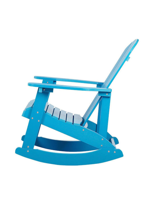 Κουνιστή Καρέκλα Ξύλινη Adirondack Blue