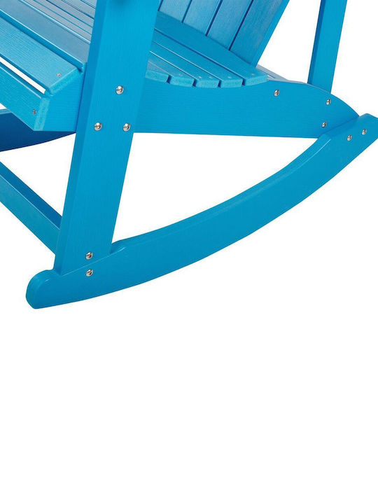 Κουνιστή Καρέκλα Ξύλινη Adirondack Blue