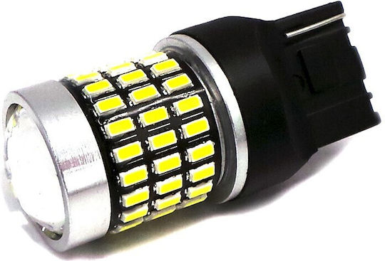 LED 7440 W21W 12-24V Canbus 2100lm Weiße Glühbirne mit Linse