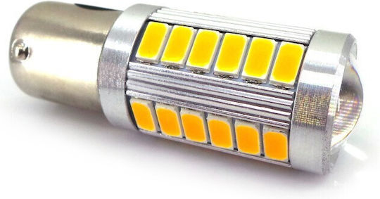 Led Bau15s Py21w 12-24v 17w Canbus Orange