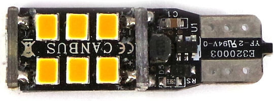 Led T10 W5w 10-18v 7w Canbus Orange