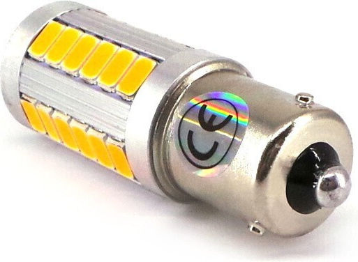 Led Bau15s Py21w 12-24v 17w Canbus Orange