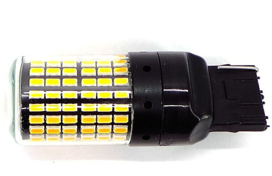 Led Bulbs 2x 7440 W21w 12-24v Canbus Orange Premium