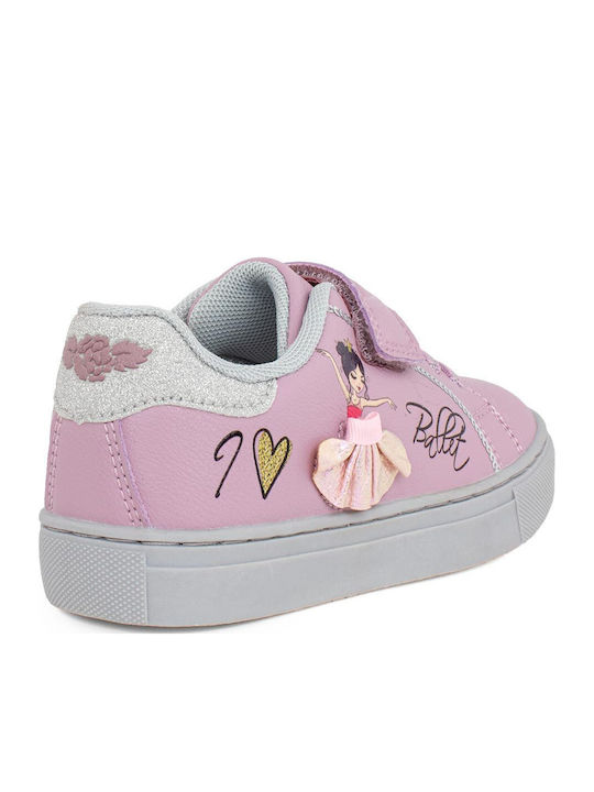 Kinder Sneakers mit Klettverschluss Rosa