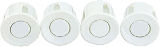 4 Parking Sensors Buzzer Control Unit Set White