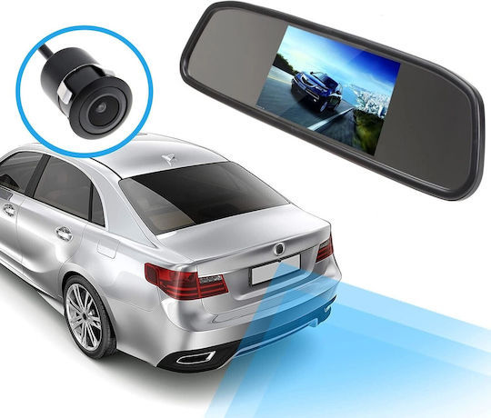Reversing Camera Parking Sensors Screen In Mirror Set