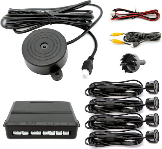 Reversing Camera Parking Sensors Screen In Mirror Set
