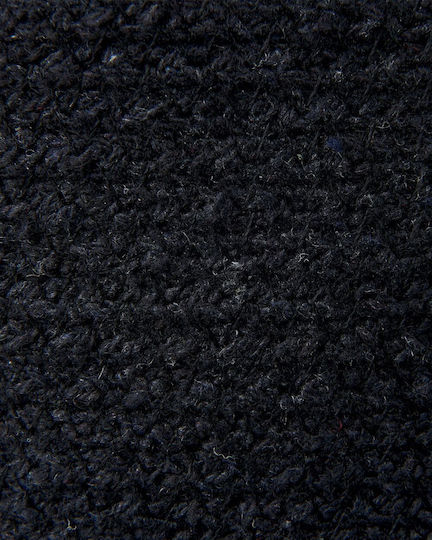 Beliani Set de coșuri decorative Din material textil Black 3buc