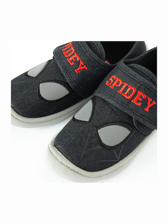 Παντόφλες Μαύρες Spiderman