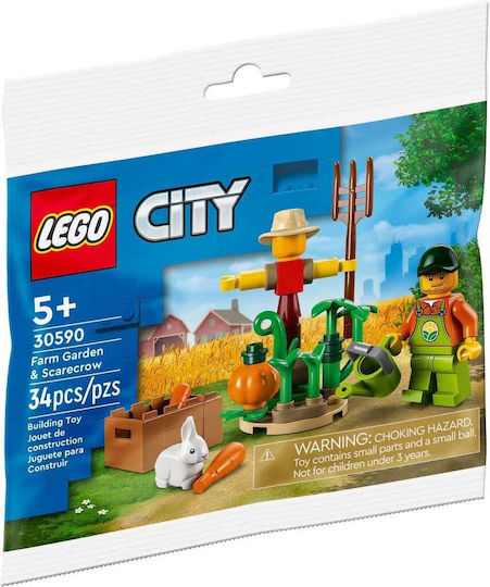 LEGO City Polybag Farm Garden Scarecrow for 5+ Years