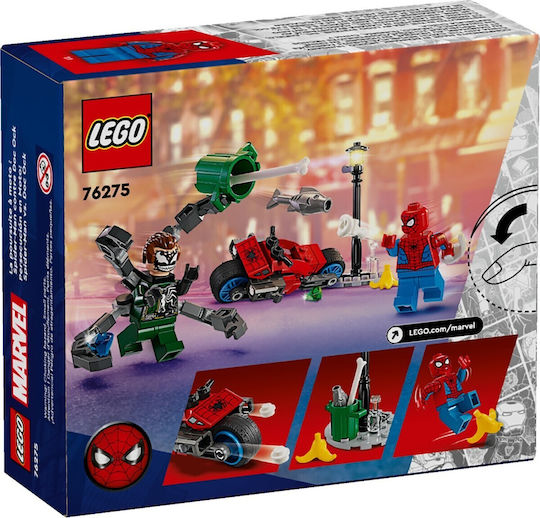 LEGO Spider-Man Motorcycle Chase: Spider-man Vs. Doc Ock за 6+ години години