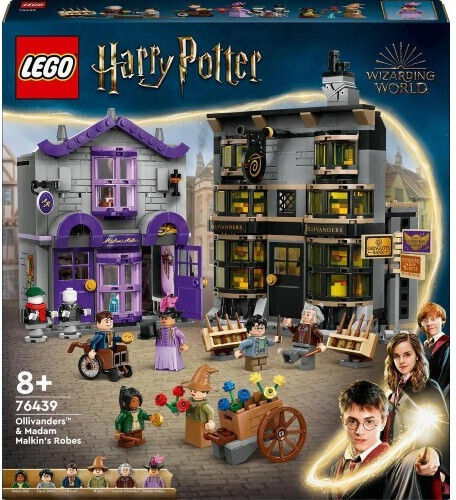 LEGO Harry Potter Harry Potter Ollivanders & Madam Malkin's Robes Pentru 8+ Ani 744 Piese