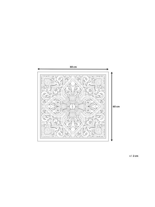 Wall Decoration Light Wood Yonora