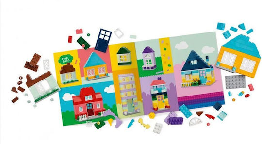 LEGO Classic Creative Houses Pentru 4+ Ani 850 Bucăți