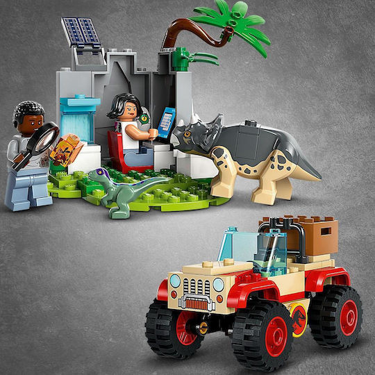 LEGO Jurassic World Център за Спасение на Бебе Динозавър за 4+ Години 139 Бройки