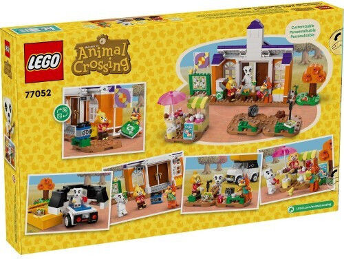 LEGO Animal Crossing Concert La Plaza Pentru 7+ Ani 550 Bucăți