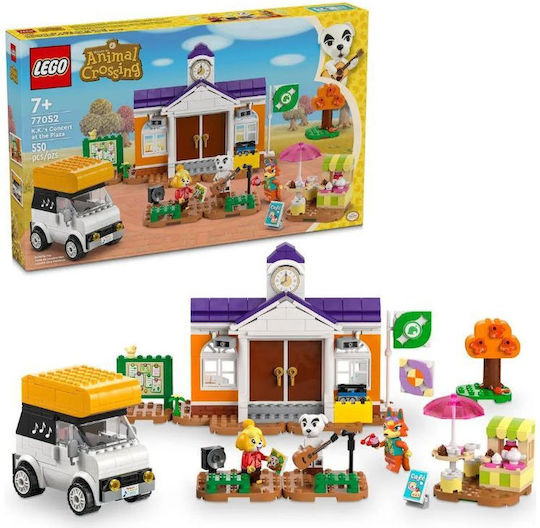 LEGO Animal Crossing Concert La Plaza Pentru 7+ Ani 550 Bucăți