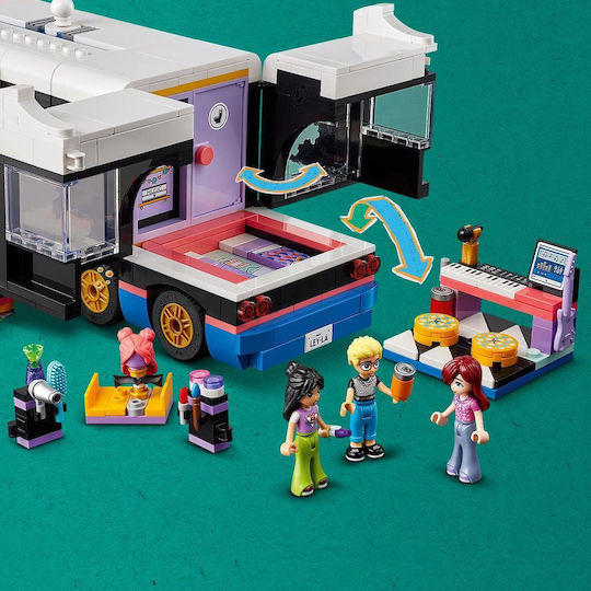 LEGO Friends Pop Star Music Tour Bus For Age 8+
