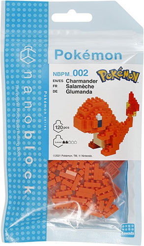 Nanoblock Cuburi De Construit Charmander Pentru 12+ Ani 120 Bucăți