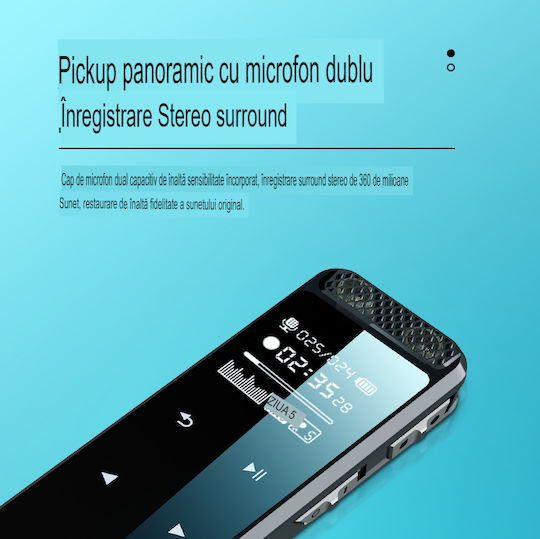 Înregistrator De Voce Recman Q55 Cu Memorie Internă 16GB