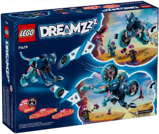 LEGO DREAMZzz Motocicleta Pisicii Lui Zoey Pentru 7+ Ani 260 Bucăți
