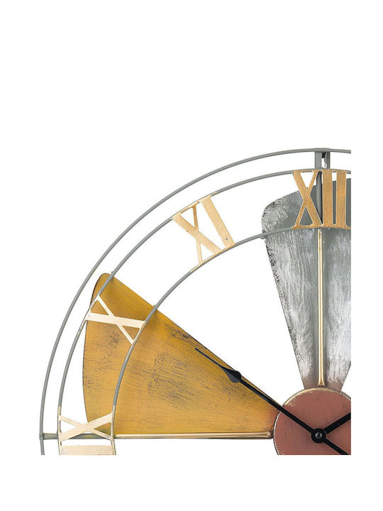 Multicolored Wall Clock Ø 60 Cm Wikon