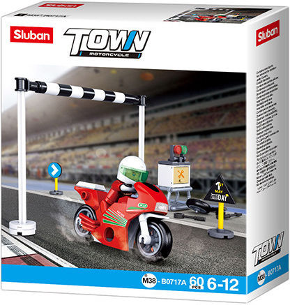 Sluban Τουβλάκια Racing Motorcycle για 6-12 Ετών 60τμχ