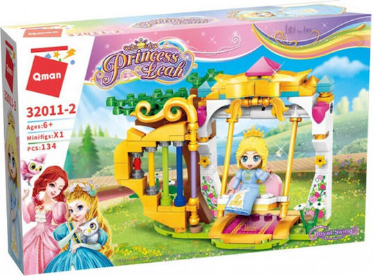 Qman Τουβλάκια Princess Leah Rainbow Throne για 6+ Ετών 146τμχ