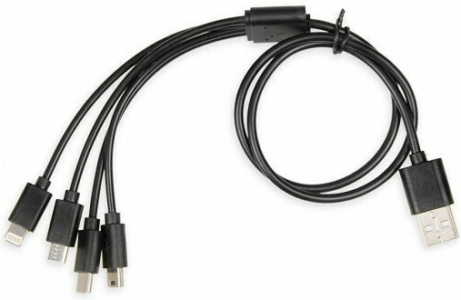 iBox Regular USB to micro USB 1.2m 2A Cable Multicolour (IKUM4W1CLR)