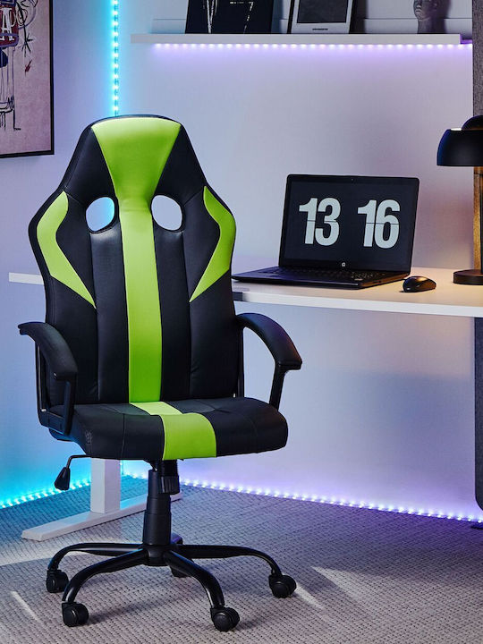 Beliani Success Imitatie de piele Black / Green