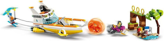 LEGO Sonic The Hedgehog Tails Adventure Boat for 8+ Years 393 Pieces