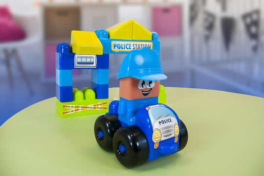 Miniland Blocks Super Blocks Aστυνομικό Tμήμα for 1.5-5 years old Years 18pcs