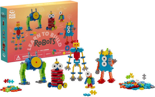 Plus Plus Τουβλάκια Learn To Build Robots για 5+ Ετών 275τμχ