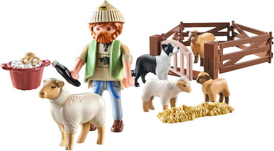 Playmobil Land Schäfer mit Schäfchen für 4-10 Jahre